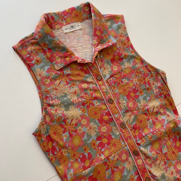 Natural Life Lauren Sleeveless Floral Print Maxi Dress Size XS - Picture 5 of 15